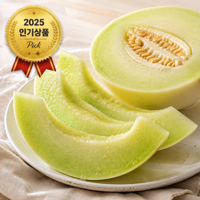 [한정수량 특가] 미국산 메론 맛있는 허니듀 멜론 (당도선별 캘리포니아산) 팜투키친, 2개, 2kg 이상