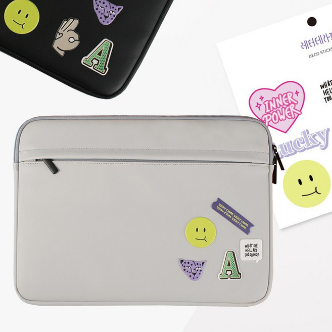 레터테라피 노트북파우치 13인치 15인치 맥북16인치 그램17인치, 13인치 핑크, 1개