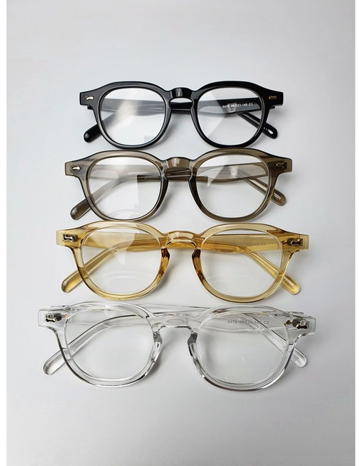 (테만구매)렘토쉬 타르트 아넬 스타일 안경 조니뎁 이동휘 남자 여자 투명 뿔테 안경 블루라이트 차단