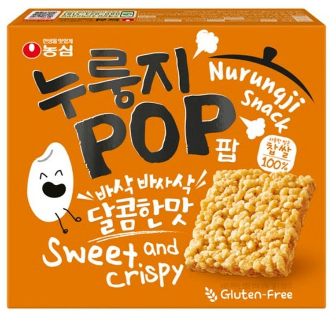 누룽지팝, 16개, 142g