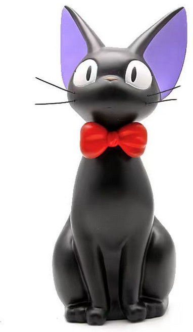 더나은 마녀배달부 키키 고양이 신기한 특이한 인테리어 대형 저금통 - 앉아있는 고양이, 1개