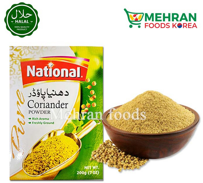 NATIONAL Coriander Powder 200g / 내셔널 코리엔다 파우더, 1개