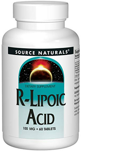 SOURCE NATURALS R-硫辛酸錠 100mg, 60顆, 1罐