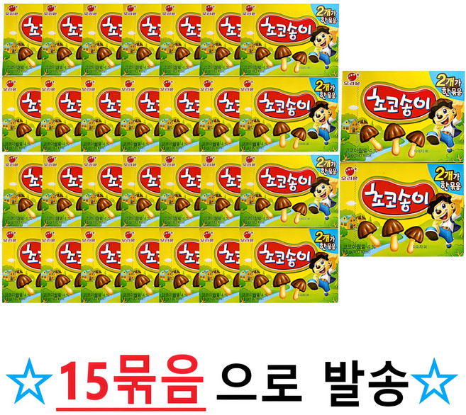 오리온 초코송이, 36g, 30개