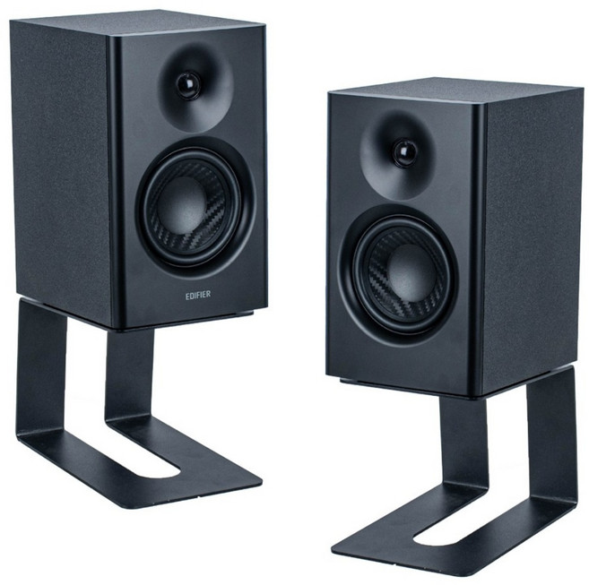 몬스터픽스 스피커 스탠드 받침대, 블랙 2개 1세트