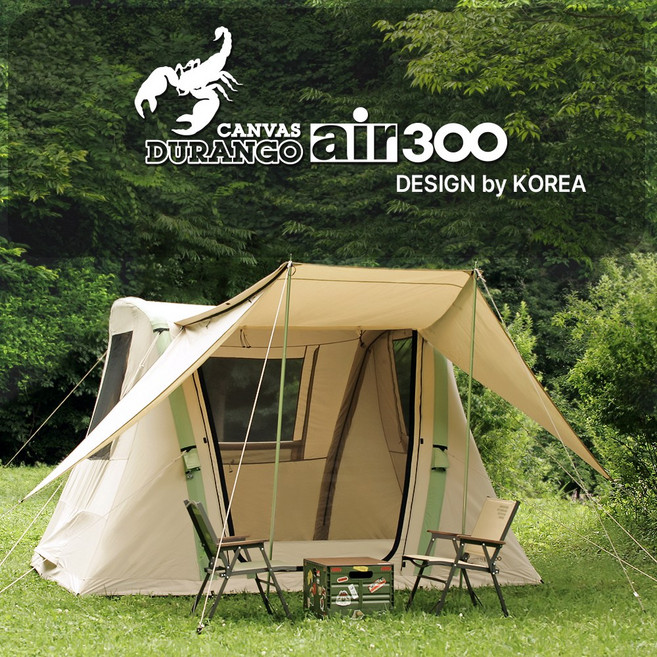 듀랑고 에어300 면텐트 4인용 (그라운드시트 포함)