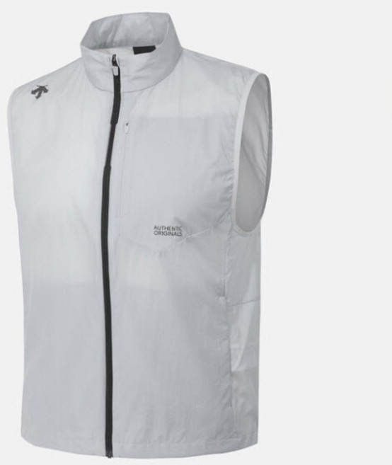 [데상트] 조끼 UQC SQ121RVE31-GRY 러닝 초경량 패커블 베스트 / GRAY