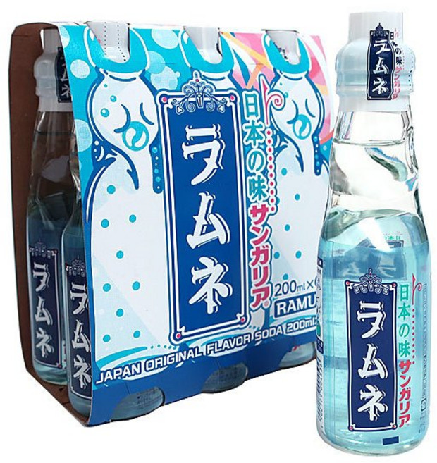 빠른배송 일본사이다 산가리아 라무네 구슬사이다 200ml 30병 1박스