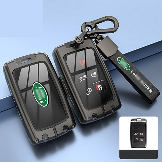 랜드로버 호환제품 플랭크 건메탈 알로이 스마트 키 케이스 디스커버리 프리랜더 레인지로버 이보크 보그, 플랭크 랜드로버02