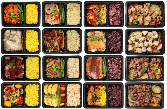 [샐러드보울] 넉넉소반 체육관 도시락 16종 풀세트 (돈가스 훈제오리 등), 1세트, 5.662kg