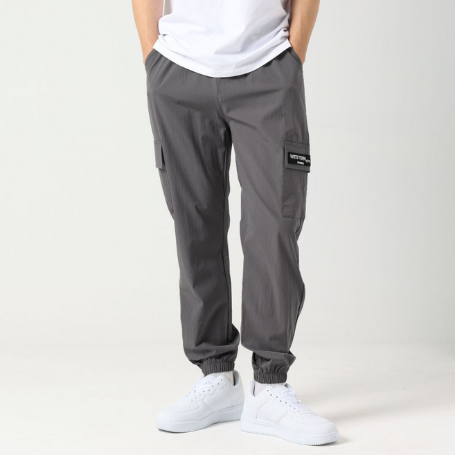 오로꼬 남자 쿨링 나일론 조거팬츠 아이스 냉감 바지