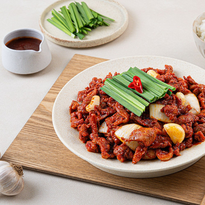 양념 오리주물럭 오리불고기 국내산 생오리 간장 양념육 캠핑용 밥반찬 오리고기 구이, 3개, 500g
