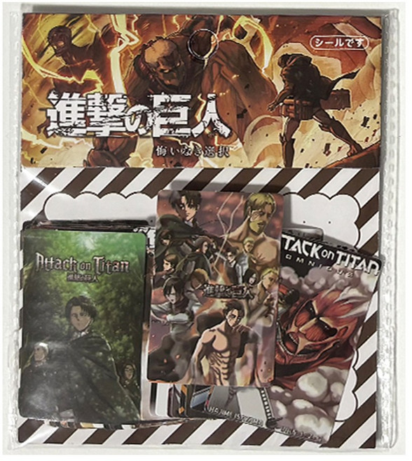 진격의거인 굿즈 애니 스티커 세트, 1세트, 사각B