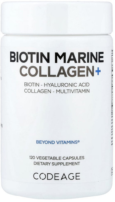 코드에이지 와일드 코트 비오틴 마린 콜라겐 캡슐 120정, 1개