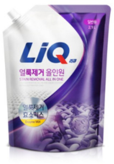 리큐 얼룩제거 올인원 일반용 리필 2.1L, 1개, 30ml