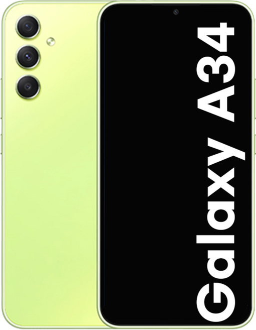삼성전자 갤럭시 A34 새상품 128GB, 어썸 옐로우