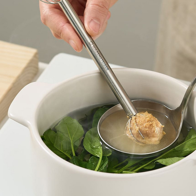 바겐 스텐 휘핑 앤 메저링 스틱, 실버, 1개