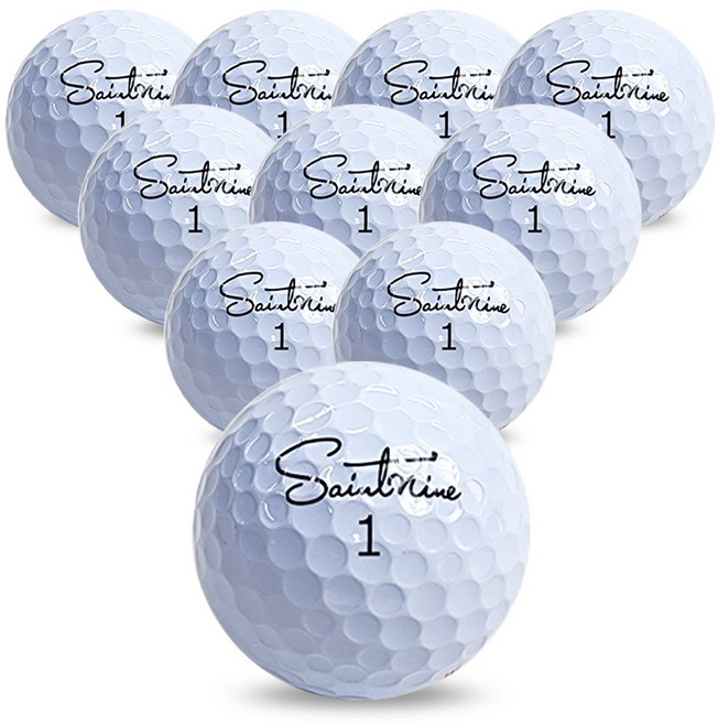 나이스골프 세인트나인 화이트 A+급 로스트볼, 10개, 1개