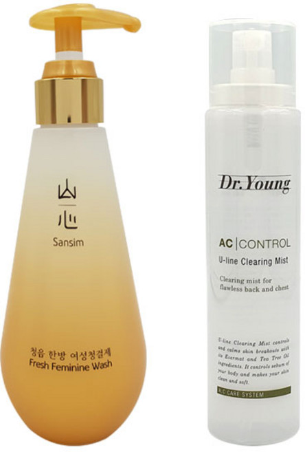 산심 청음 한방 여성 청결제+닥터영 유라인 미스트(140ml)1개 지급, 1개, 140ml