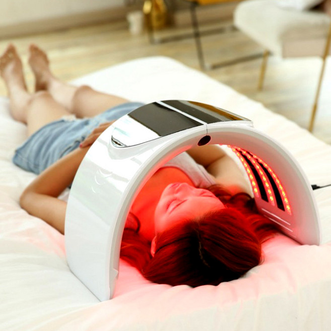 뉴페이스 접이식 폴딩 6컬러 7컬러 싸이클링 PDT LED마스크 바디 전신관리 LED돔, 화이트, 뉴데이스 폴딩 6컬러 PDT LED돔