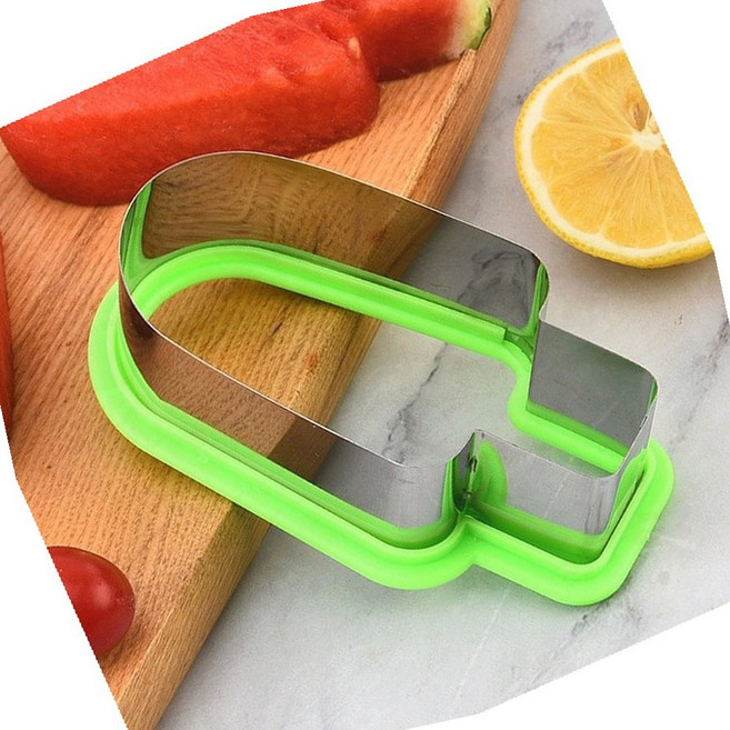 수박 커터 수박바 스타일 슬라이서 과일칼 절단기, 1개, 2수박슬라이서-옐로우