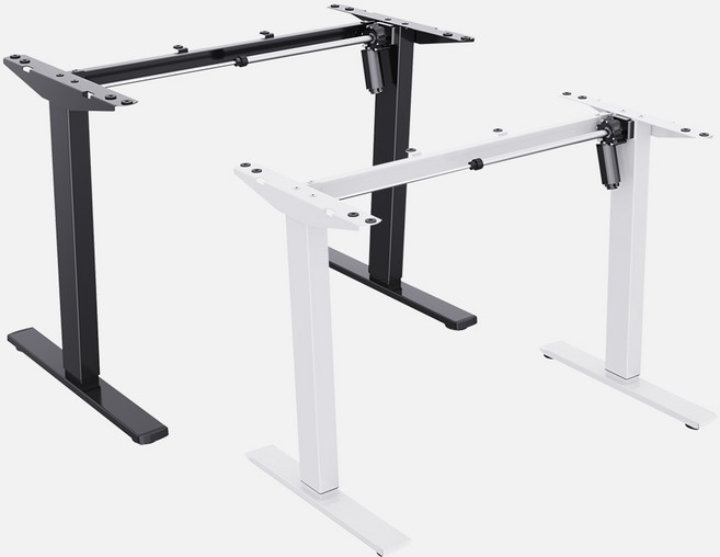 덱스탑 스마트 모션데스크 ECO DIY 프레임 셀프 모션데스크 만들기 상판별도, 블랙