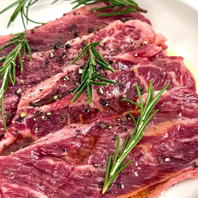 미국산 본갈비살 소갈비살, 2개, 200g