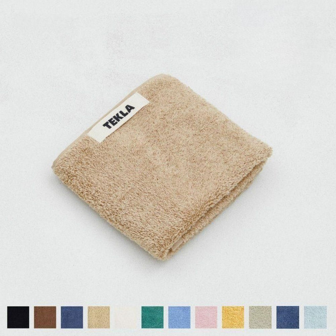 테클라 오가닉 코튼 페이스 배스타월 50x90 무지 북유럽 수건 선물 인테리어, 1개, KODIAK BROWN