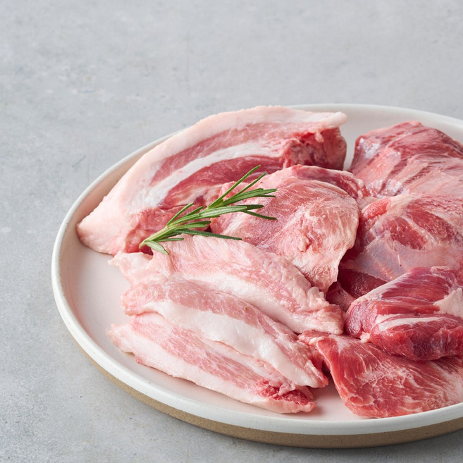 국내산 1등급 꼬들살 특수부위 캠핑고기, 모듬살, 1개, 500g