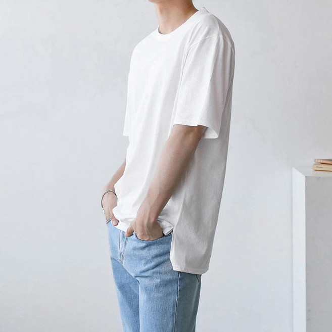 위드 남자 레이어드 반팔 이너용 2P