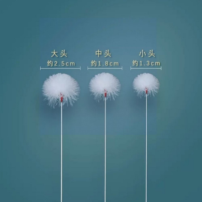 귀이개 귀파개 솜털 귀청소도구 베트남 귀청소 귀파는도구 세트, 1개, G. 은침 깃털 3개 체험