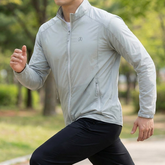 [가벼움에 스판을 더해 더욱 편안한] 남성 경량 스판 바람막이 집업 자켓 MAJM531 (95~110)