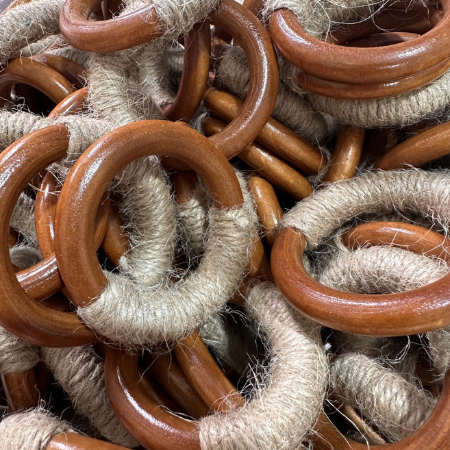 果殼風鈴搖鈴手工diy掛件印尼黑果水鈴桐散裝夾竹桃鴨腱藤果殼鈴, 1個, 木環一個(5cm):1個