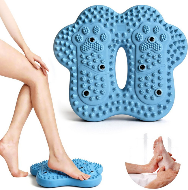 YOPENCE가정용 스텝퍼발지압 스탭퍼실내운동기구 에어스텝퍼, 블루