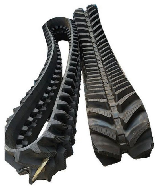 고무 트랙 로더 형광 교환 건설 블록 굴삭기, 230x72x46 (고밀도 보강), 1개