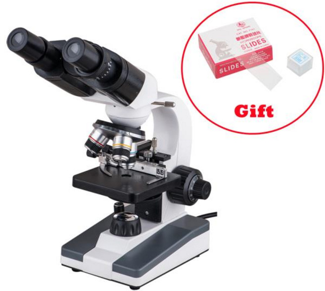 XP902 쌍안 생물 현미경 LED 640X 학생 교육 12.5X 휴대폰 렌즈, [01] XP902, 1개