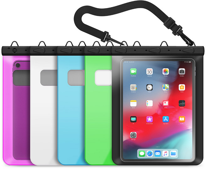 랩씨 스마트폰 / 태블릿 호환 다용도 방수팩, 라이트 블루, 1개