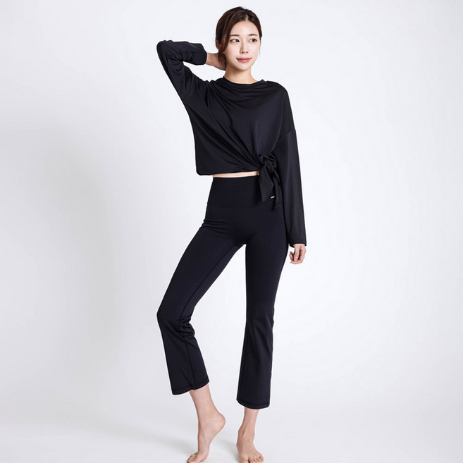 헤링본 여성 래쉬가드세트 루즈핏 사이드 트임 부츠컷 비치웨어 RE335 AE304