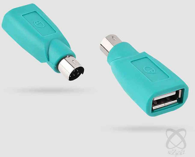 일헌 USB to PS 2 젠더 그린 NM-UG206N 컴퓨터젠더