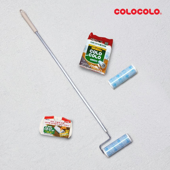 고로고로 롱타입 본체 마루용 테이프클리너 멀티크리너+리필1세트 돌돌이, 1세트