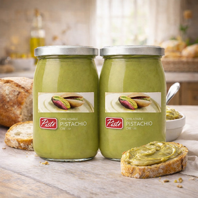 Pisti 이탈리아 피스티 시칠리아 피스타치오 크림 스프레드 600g 2개