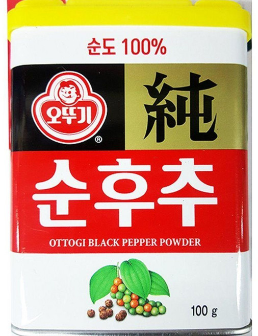 순후추가루 후추가루 순후추 후추가루 후추분 가 100g, 1개
