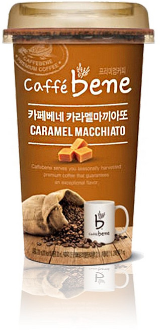 카페베네 카라멜마끼아또, 200ml, 40개