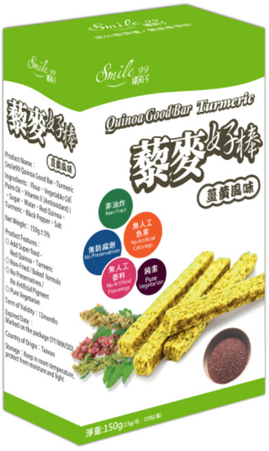 Smile 99 藜麥好棒-薑黃風味, 1個