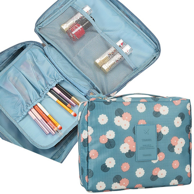 방수 패턴 화장품 파우치 여행용 속옷 정리 주머니 가방