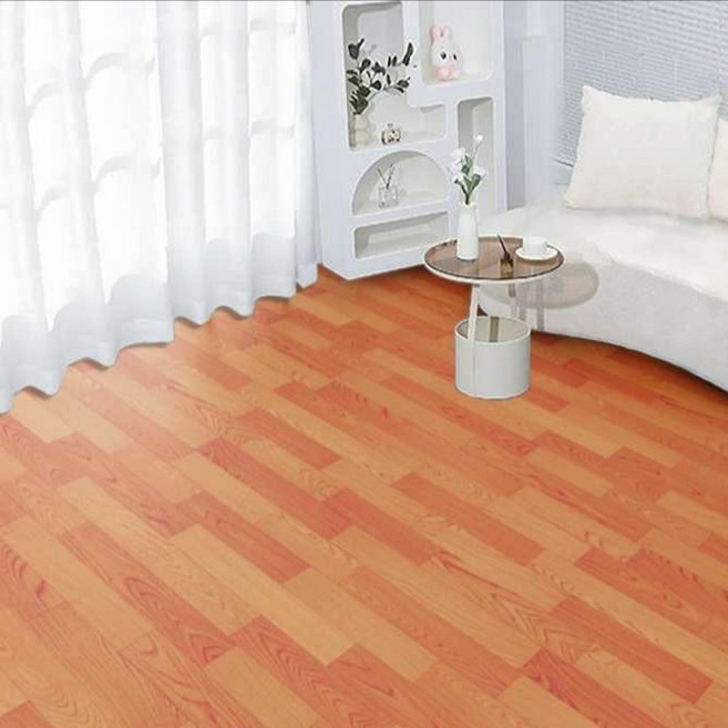 두꺼운 셀프 접착 장판 리폼 바닥재 방수 PVC 가죽 카펫, 메이플 우드색