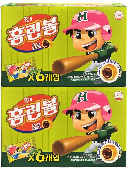 해태 제과 홈런볼 초코, 128g, 12개