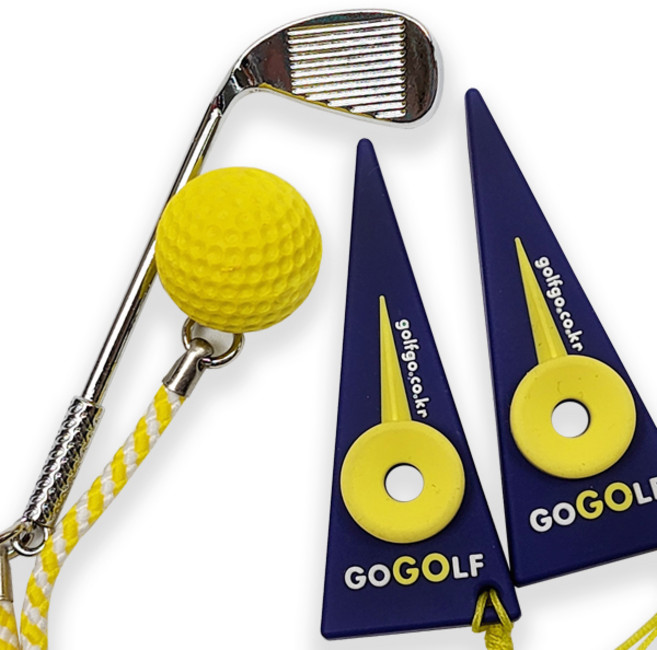 방향표시 골프티걸이 자체제작 티꽂이 2개세트 정확한 에이밍 골프티, 네이비세트, 1개