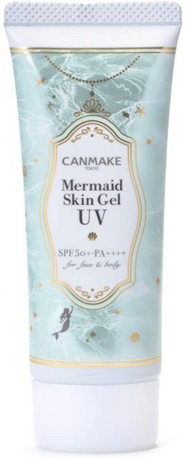 Canmake 캔메이크 머메이드 스킨 젤 UV C01 시카 민트 선스크린 젤 50g, 1