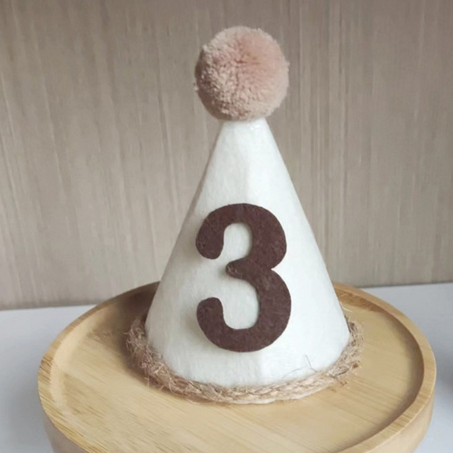 GoGraphy 生日帽慶生帽派對帽 兒童寵物生日派對裝飾, 3, 1個